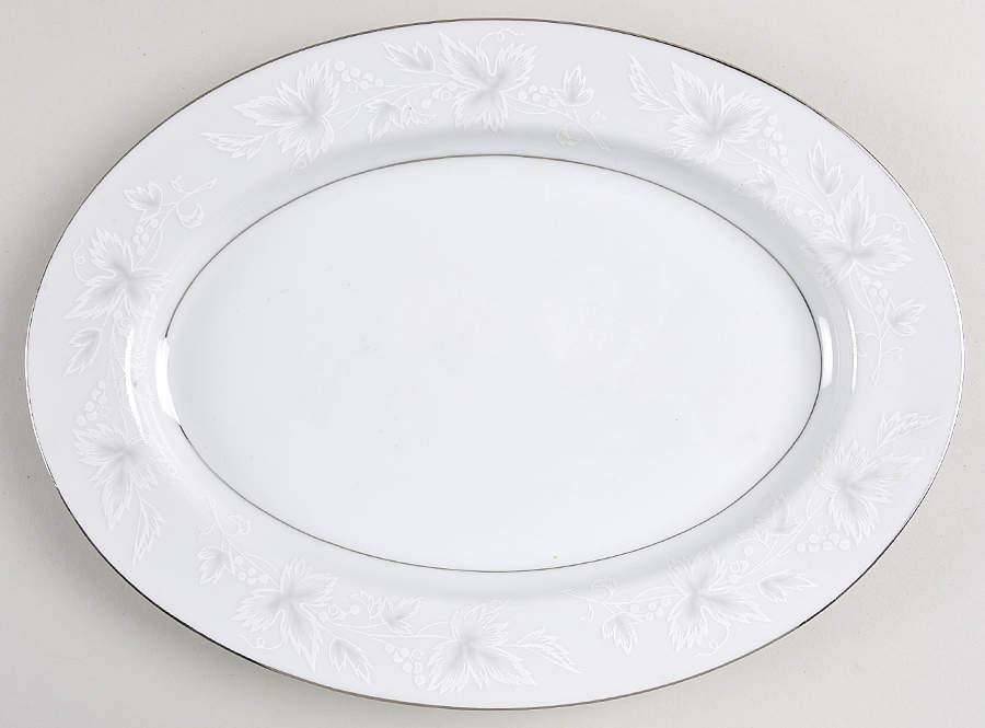 Danielle 12" Oval Serving Platter by Mimosa-1