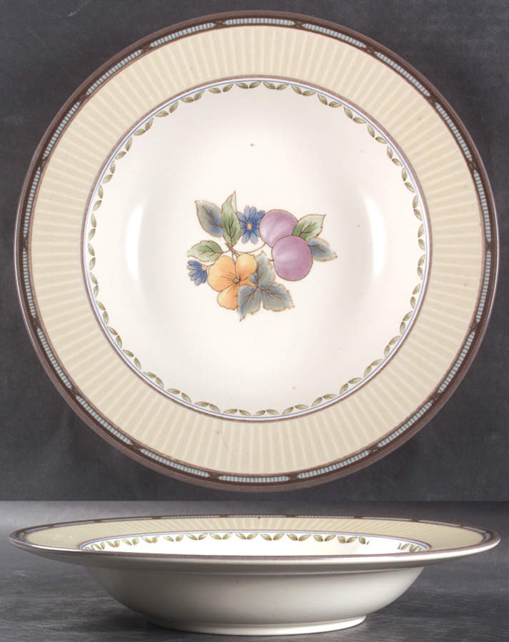 Garden Blossom Large Rim Soup Bowl by Mikasa-1