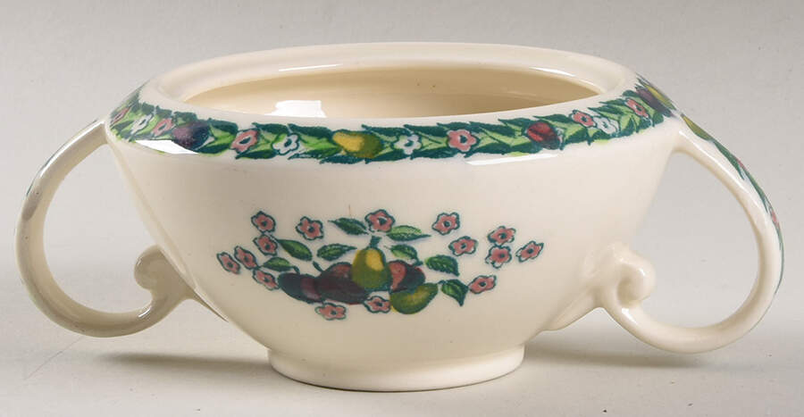 Style Sugar Bowl No Lid by Metlox - Poppytrail - Vernon-1