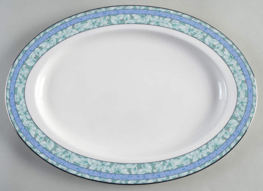 Bristol Lane 15" Oval Serving Platter by Mikasa-1