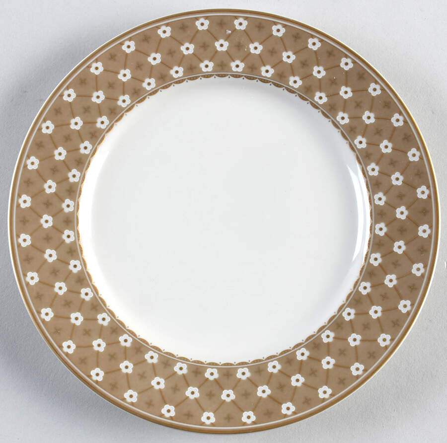Dubonnet Beige Salad Plate by Mikasa-1