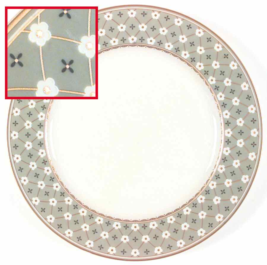 Dubonnet Jade Dinner Plate by Mikasa-1