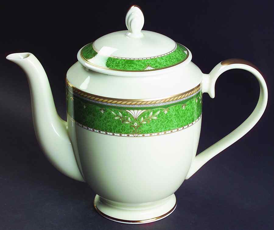 Royal Jade Coffee Pot & Lid by Mikasa-1