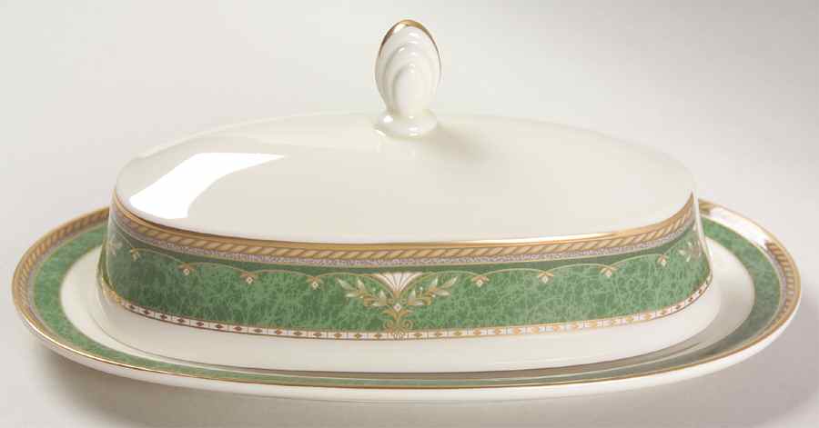 Royal Jade 1/4 Lb Covered Butter by Mikasa-1
