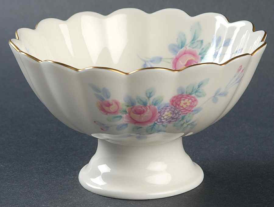 English Garden Footed Candy Dish by Mikasa-1