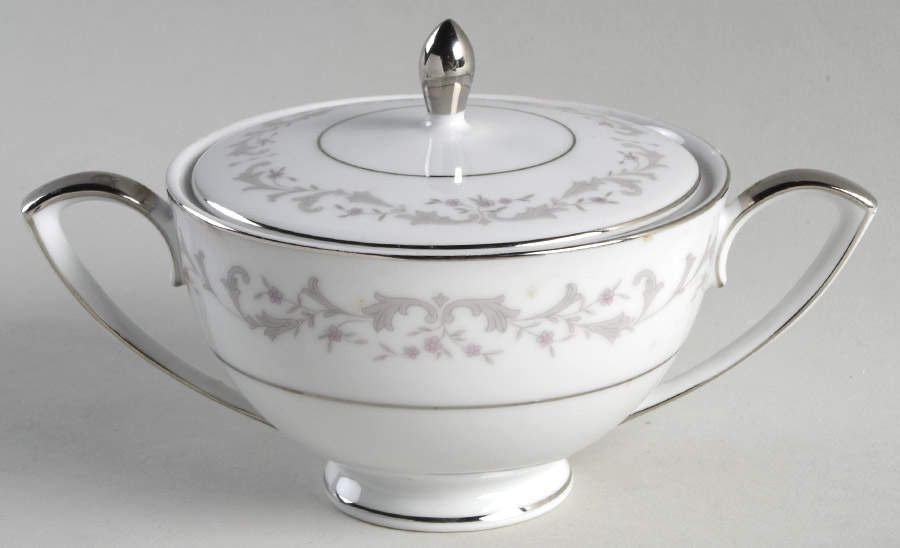 Sharon Sugar Bowl & Lid by Mikasa-1
