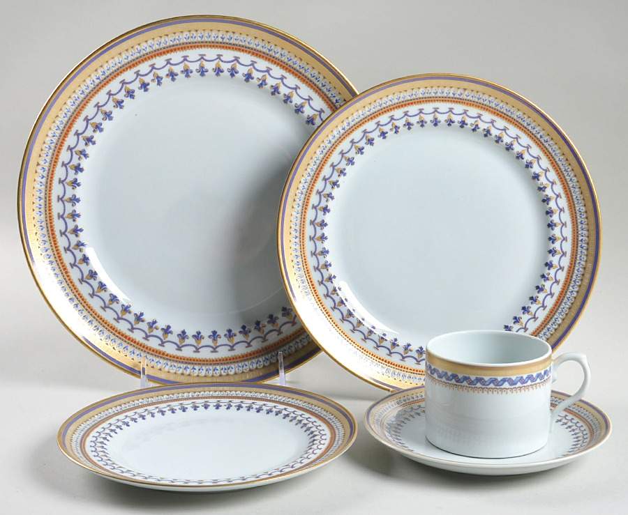 Chinoise Blue 5 Piece Place Setting by Mottahedeh-1