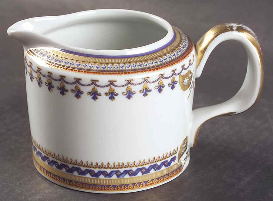 Chinoise Blue Creamer by Mottahedeh-1
