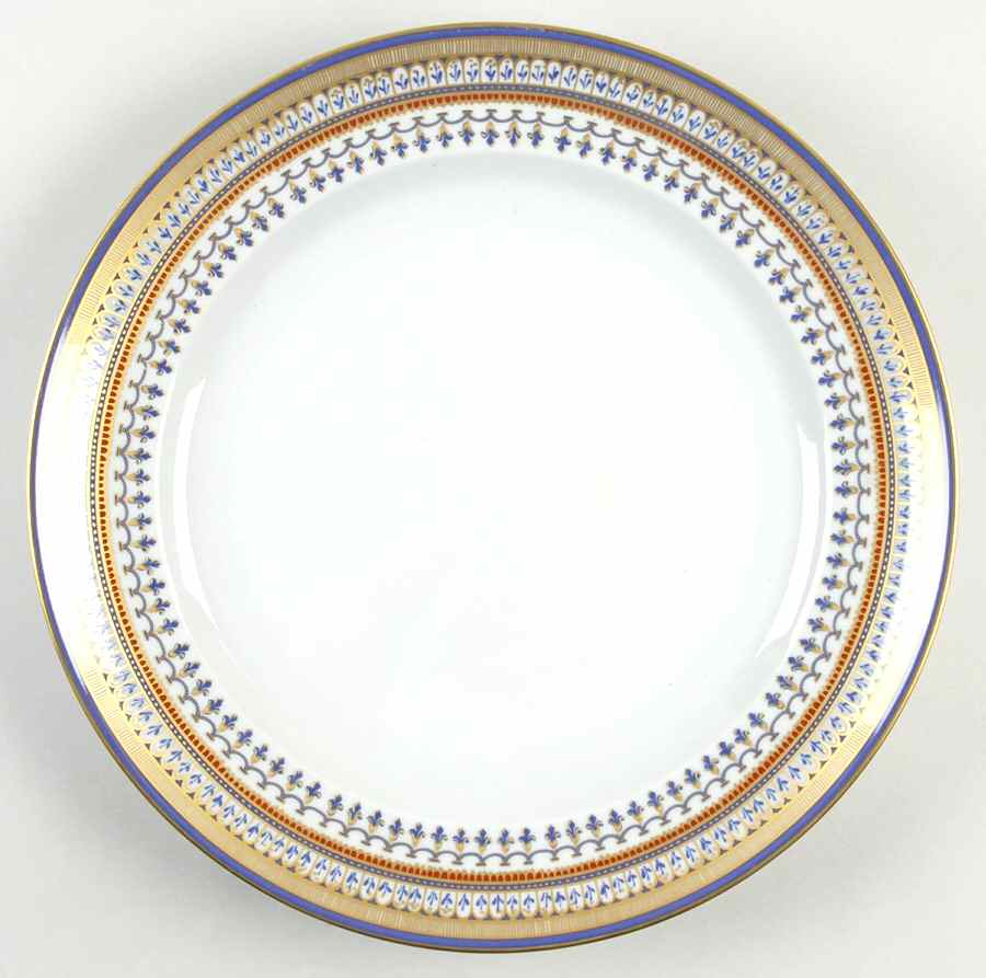 Chinoise Blue 13" Chop Plate (Round Platter) by Mottahedeh-1
