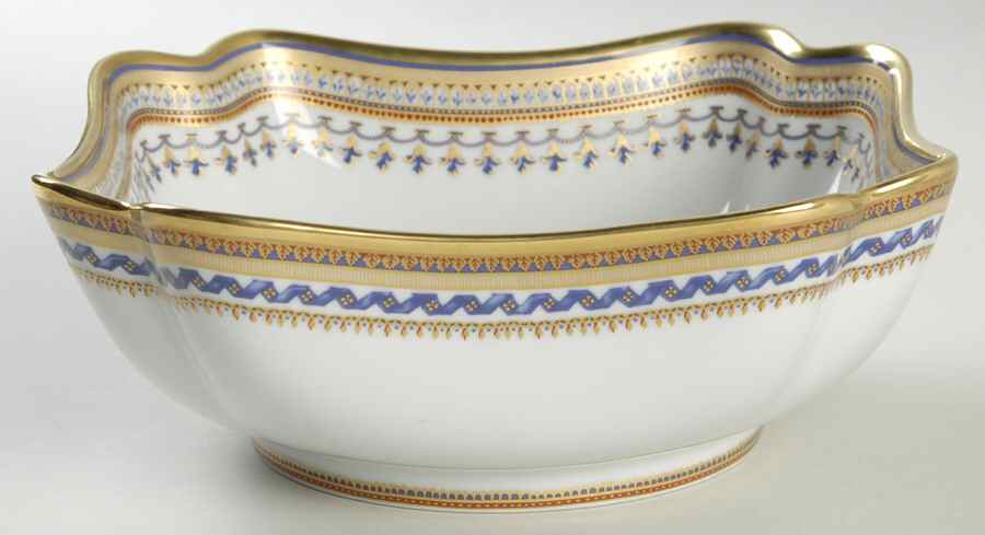 Chinoise Blue 6" Square Vegetable Bowl by Mottahedeh-1