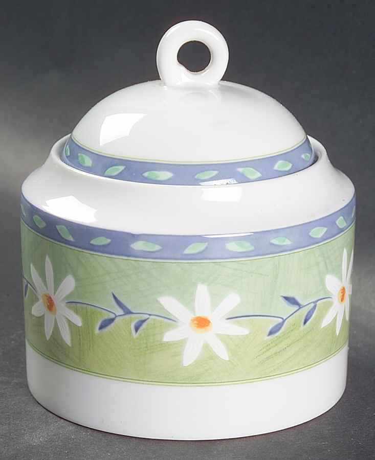 Floral Lane Sugar Bowl & Lid by Mikasa-1