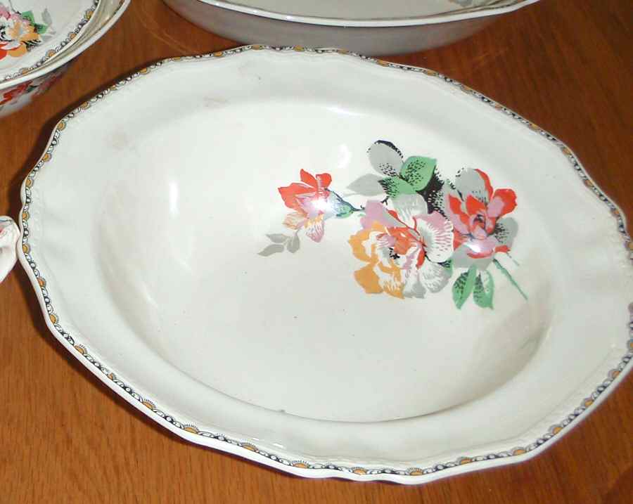 Cambridge Rim Soup Bowl by Alfred Meakin-1