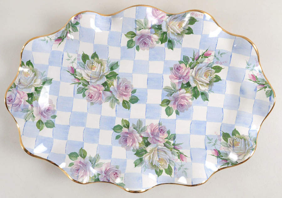 Morning Glory 16" Oval Serving Platter by MacKenzie-Childs-1