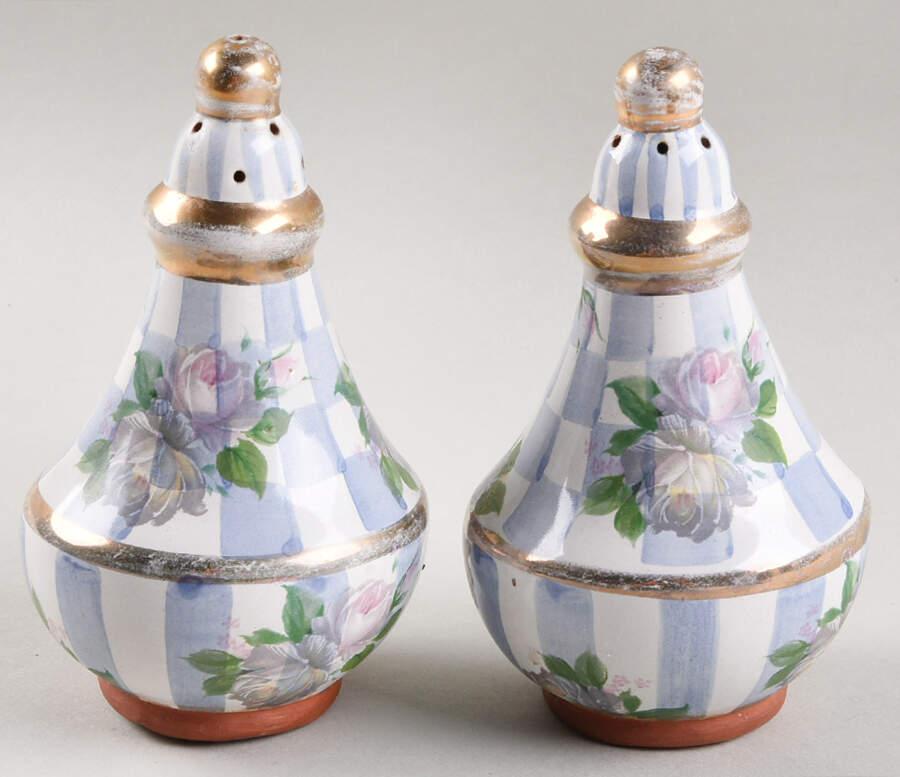 Morning Glory Salt & Pepper Set by MacKenzie-Childs-1