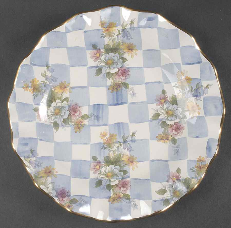 Morning Glory Scalloped Dinner Plate by MacKenzie-Childs-1