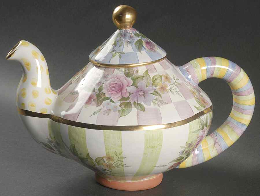 Morning Glory Teapot & Lid by MacKenzie-Childs-1