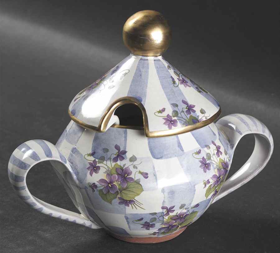 Morning Glory Sugar Bowl & Lid by MacKenzie-Childs-1