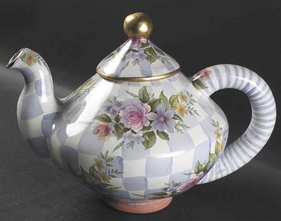 Morning Glory Teapot & Lid by MacKenzie-Childs-1