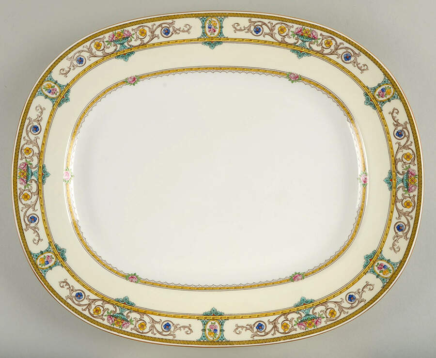 Grasmere 16" Oval Serving Platter by Minton-1