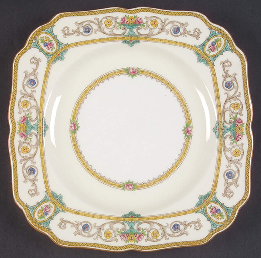 Grasmere Square Luncheon Plate by Minton-1