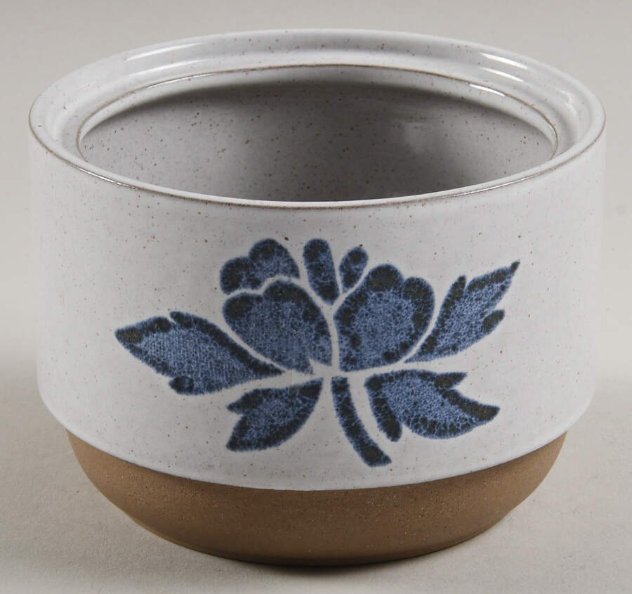 Blue Print (Japan) Sugar Bowl No Lid by W R Midwinter Ltd-1