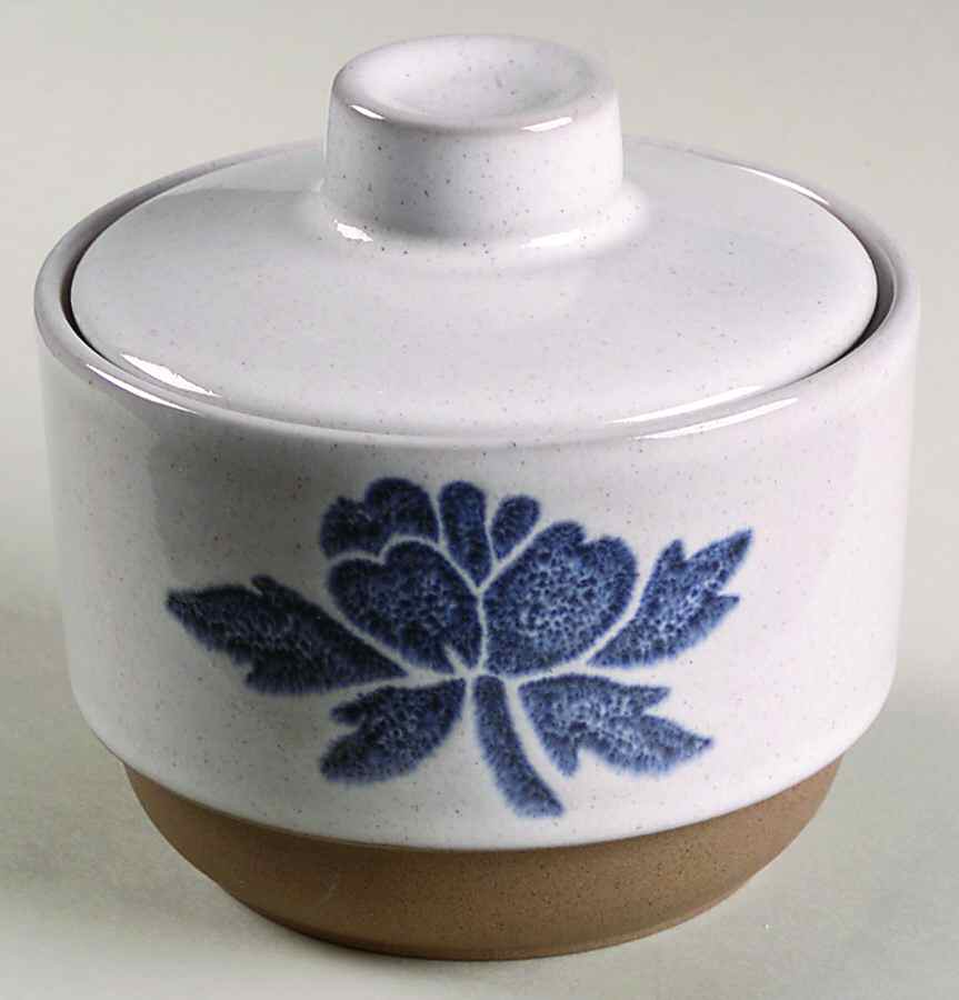 Blue Print (Japan) Sugar Bowl & Lid by W R Midwinter Ltd-1