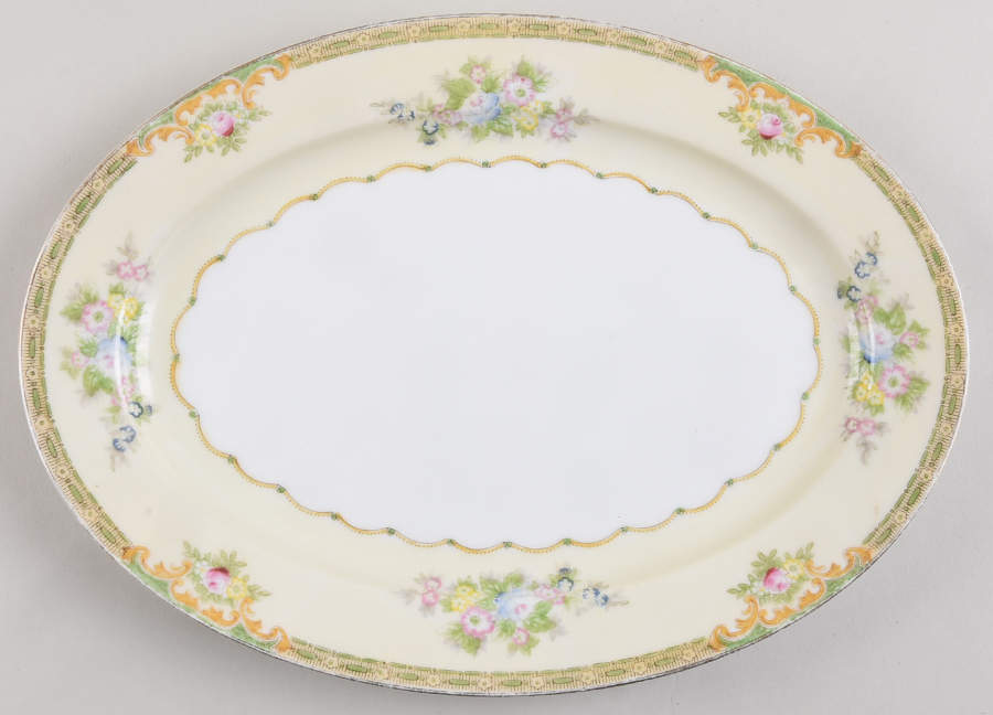 Calais 11" Oval Serving Platter by Meito-1