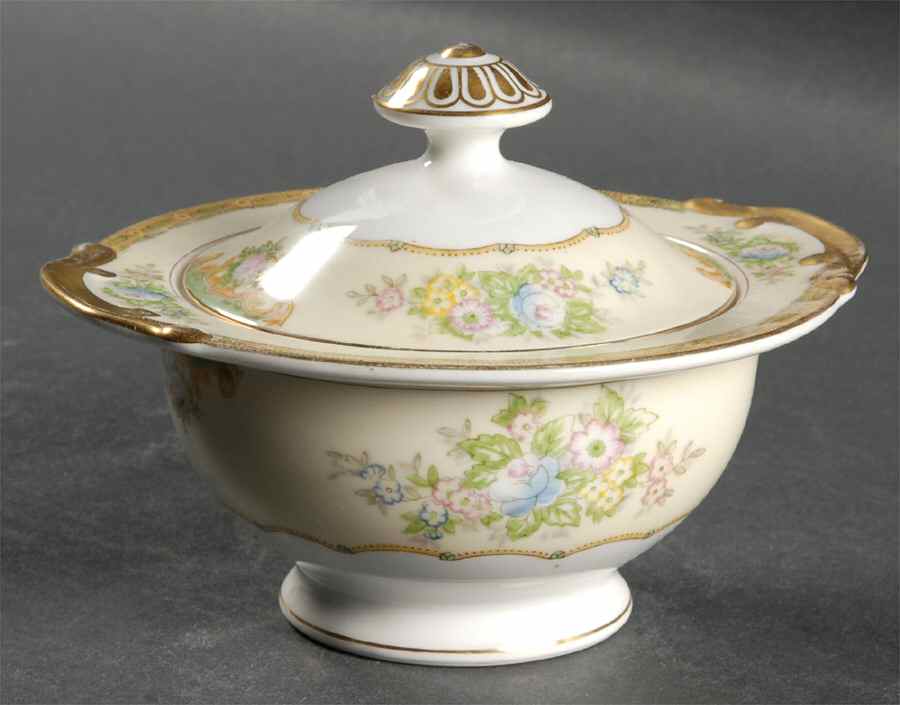 Calais Sugar Bowl & Lid by Meito-1