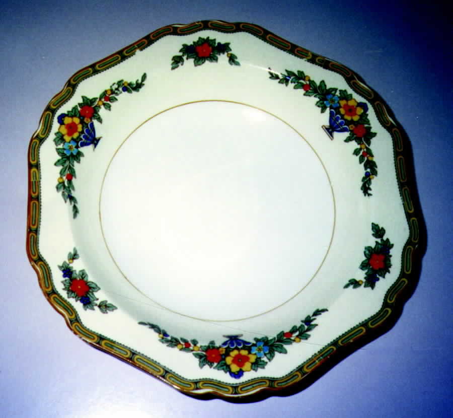 Summertime Rim Soup Bowl by John Maddock & Sons-1