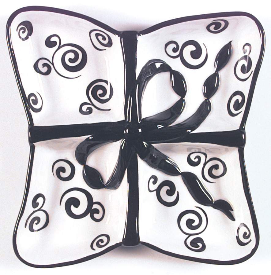 East Village 4-Part Divided Candy Dish by Mikasa-1