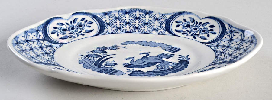 Old Chelsea Blue Underplate for Gravy Boat by Mason's-1