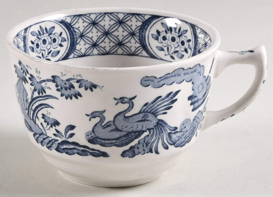 Old Chelsea Blue Oversized Cup by Mason's-1