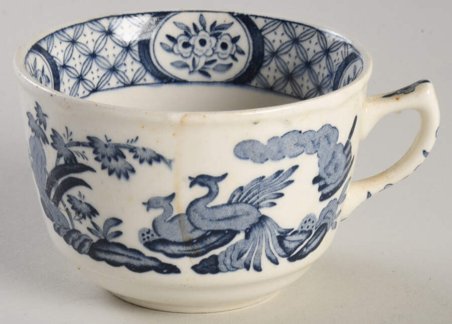 Old Chelsea Blue Flat Cup by Mason's-1