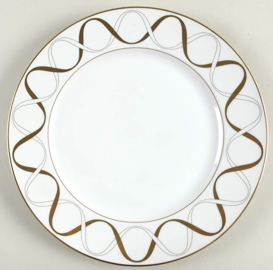Golden Twist 12" Chop Plate (Round Platter) by Mikasa-1
