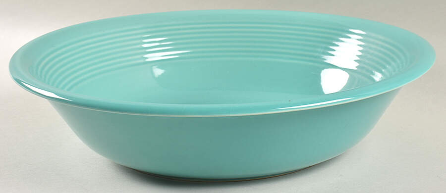 Color Connection Aqua 12" Round Serving Bowl by Montgomery Ward-1