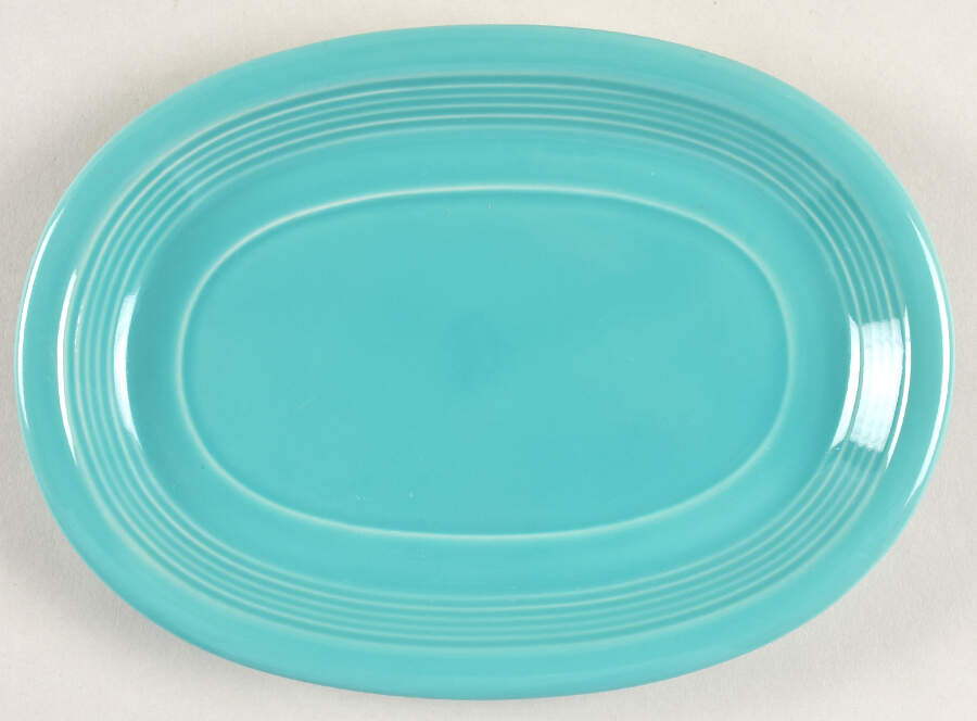 Color Connection Aqua Relish/Gravy Underplate by Montgomery Ward-1