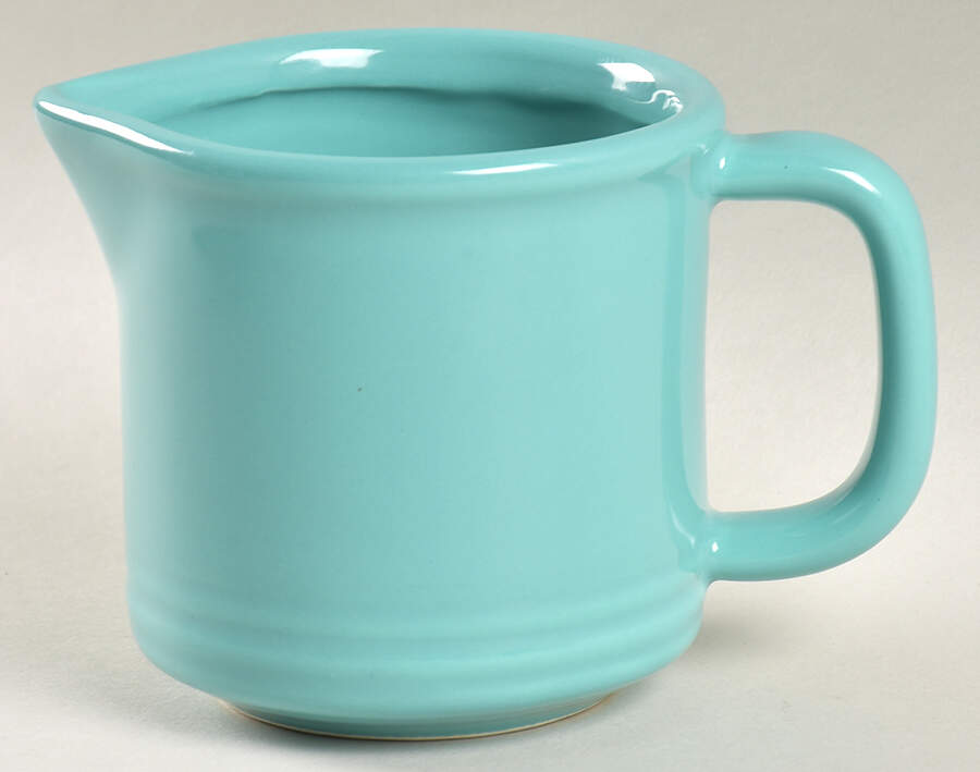 Color Connection Aqua Creamer by Montgomery Ward-1