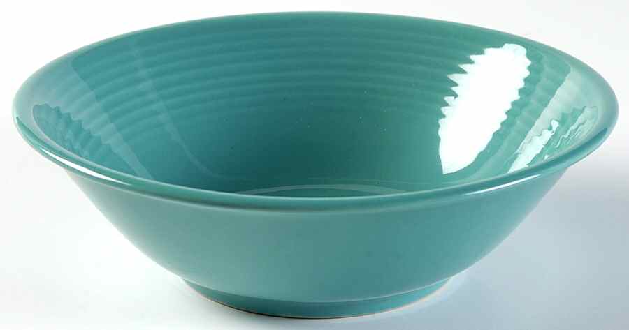Color Connection Aqua Coupe Cereal Bowl by Montgomery Ward-1
