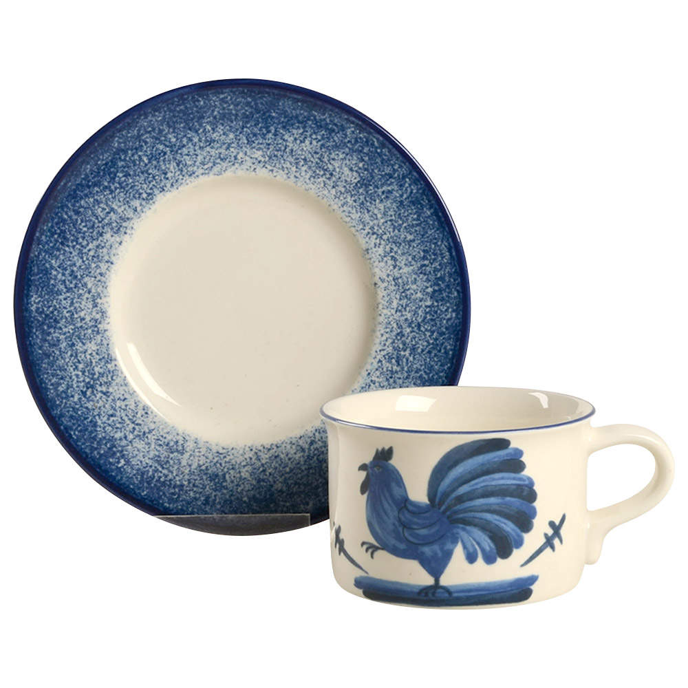 Sunrise Flat Cup & Saucer Set by Mikasa-1