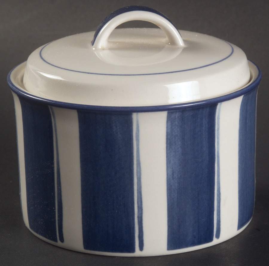 Sunrise Sugar Bowl & Lid by Mikasa-1