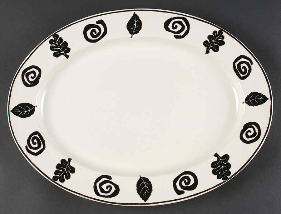 Central Park 15" Oval Serving Platter by Mikasa-1
