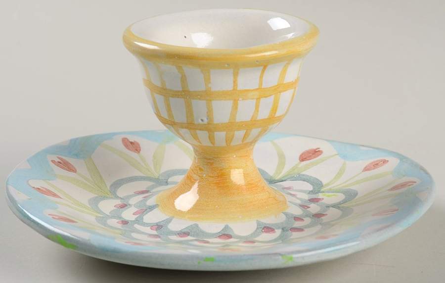 King Ferry Single Egg Cup by MacKenzie-Childs-1