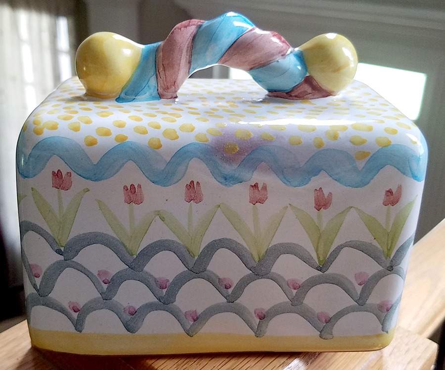 King Ferry Lid for Rectangular Butter by MacKenzie-Childs-1