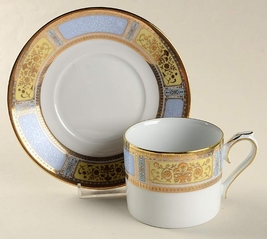 Bridal Bouquet Flat Cup & Saucer Set by Muirfield-1
