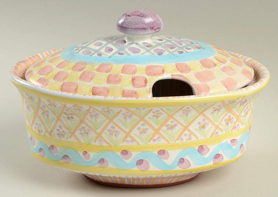 Summer Frock Sauce Boat & Lid by MacKenzie-Childs-1