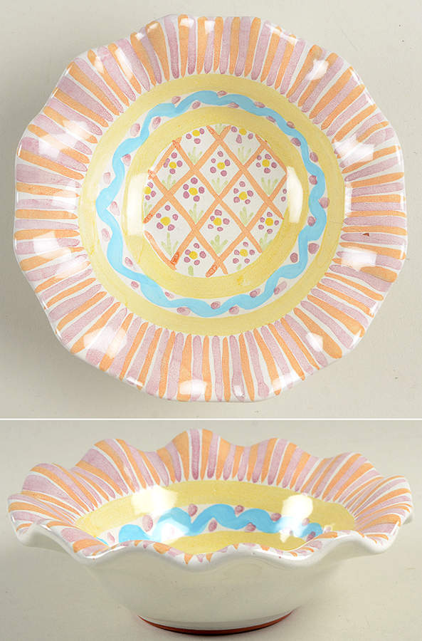 Summer Frock Fruit/Dessert (Sauce) Bowl by MacKenzie-Childs-1