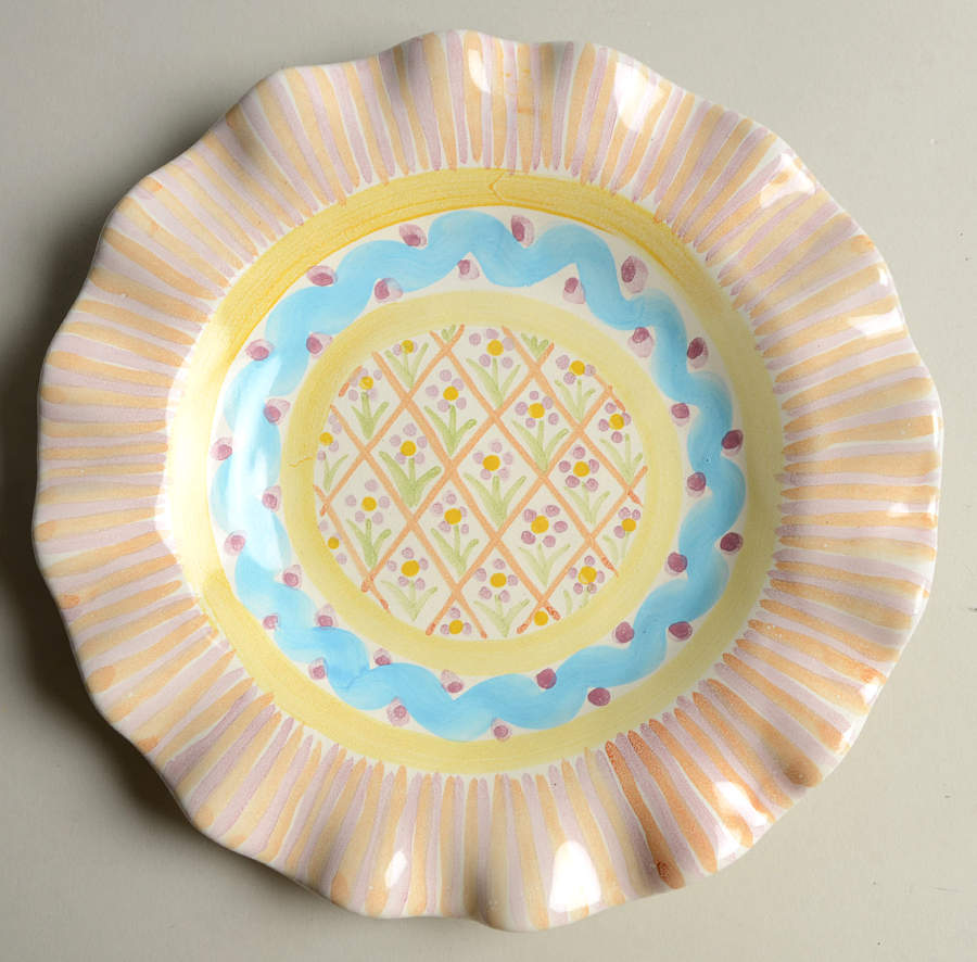 Summer Frock Salad Plate by MacKenzie-Childs-1