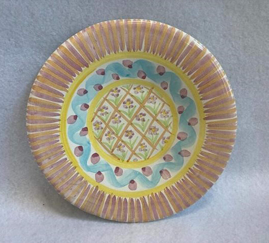 Summer Frock Bread & Butter Plate by MacKenzie-Childs-1