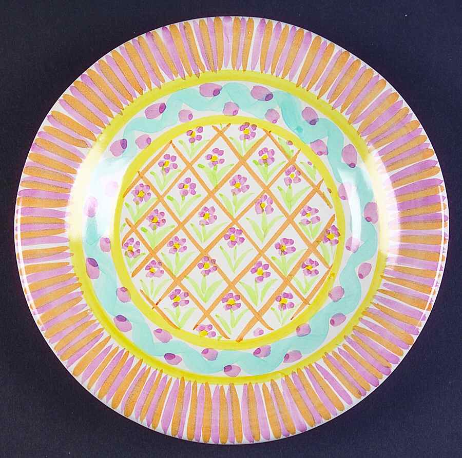 Summer Frock Salad Plate by MacKenzie-Childs-1