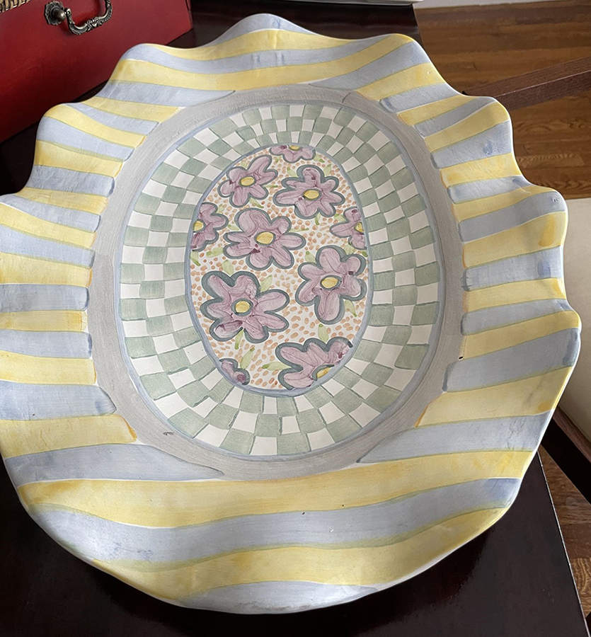 Myrtle 22" Oval Serving Platter by MacKenzie-Childs-1
